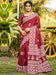 Maroon Maroon Bagh Cotton Blend Printed Saree
