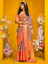 Metallic Kanjeevaram Kanjeevaram Silk Woven Saree - The Dori Store