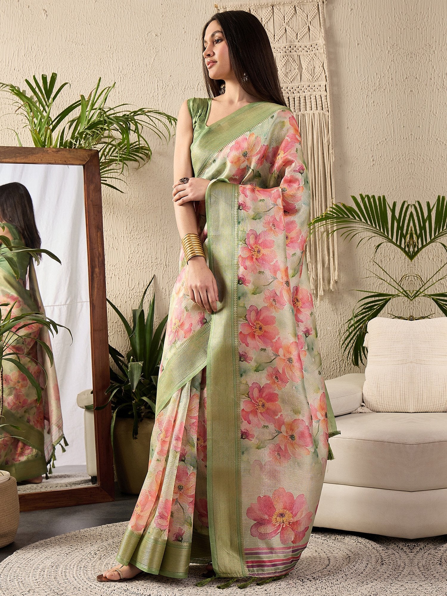 partywear designer saree for festive occasions