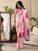 Pink Pink Party Wear Georgette Printed Saree