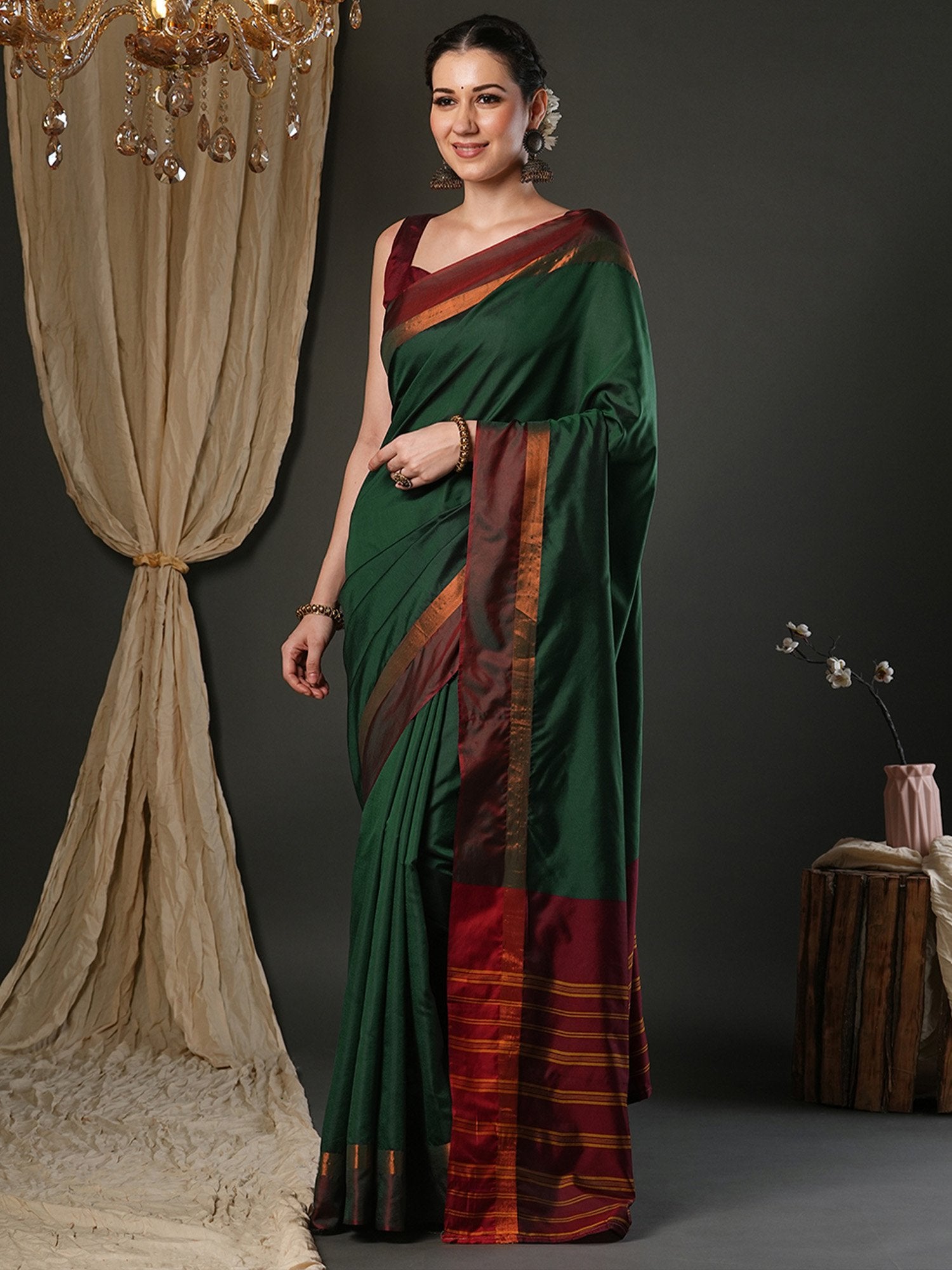 partywear designer saree for festive occasions