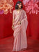 Pink Mauve Banarasi Tissue Woven Saree