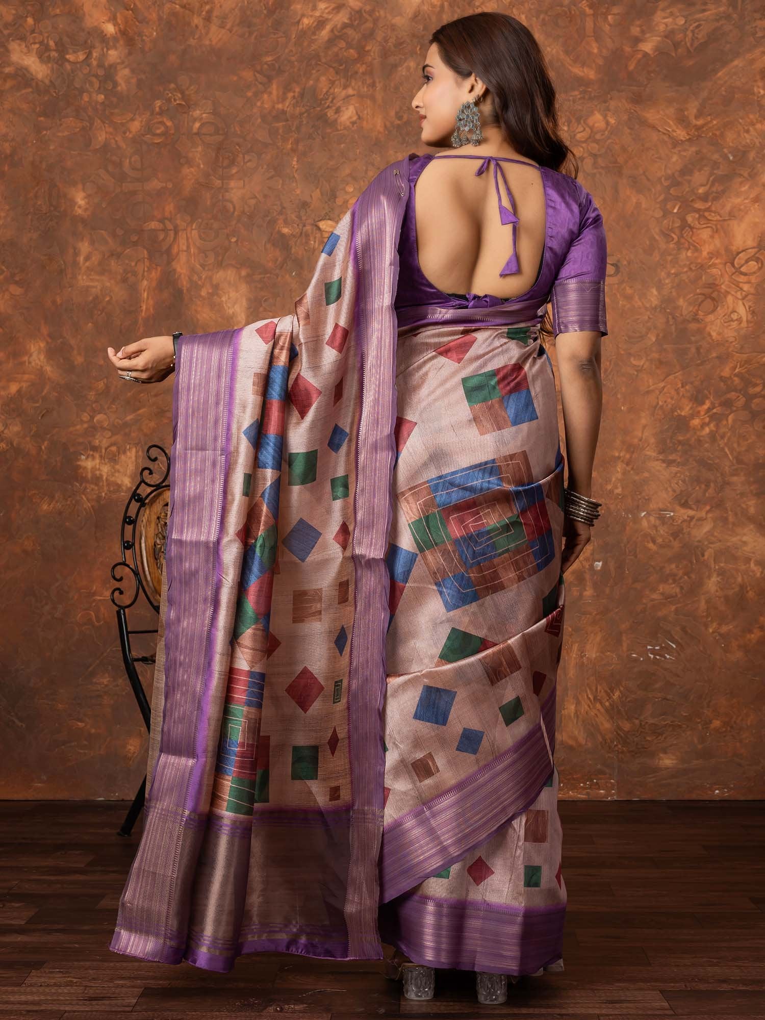 partywear designer saree for festive occasions