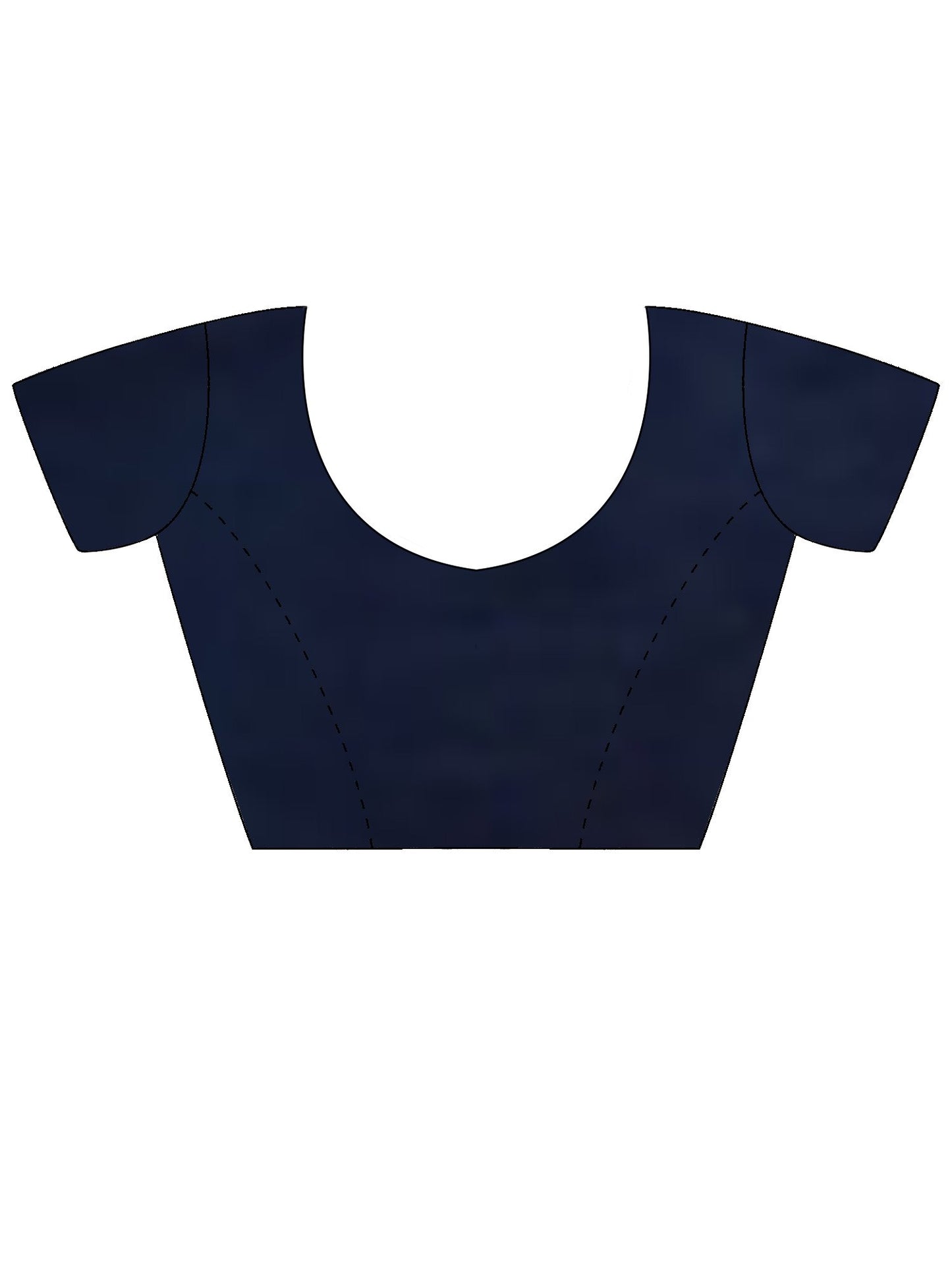 Navy Party Wear Paper Silk Embellished Saree