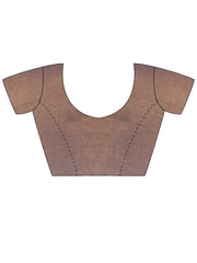 Metallic Party Wear Paper Silk Embellished Saree - The Dori Store