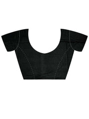 Black Party Wear Net Embellished Saree - The Dori Store