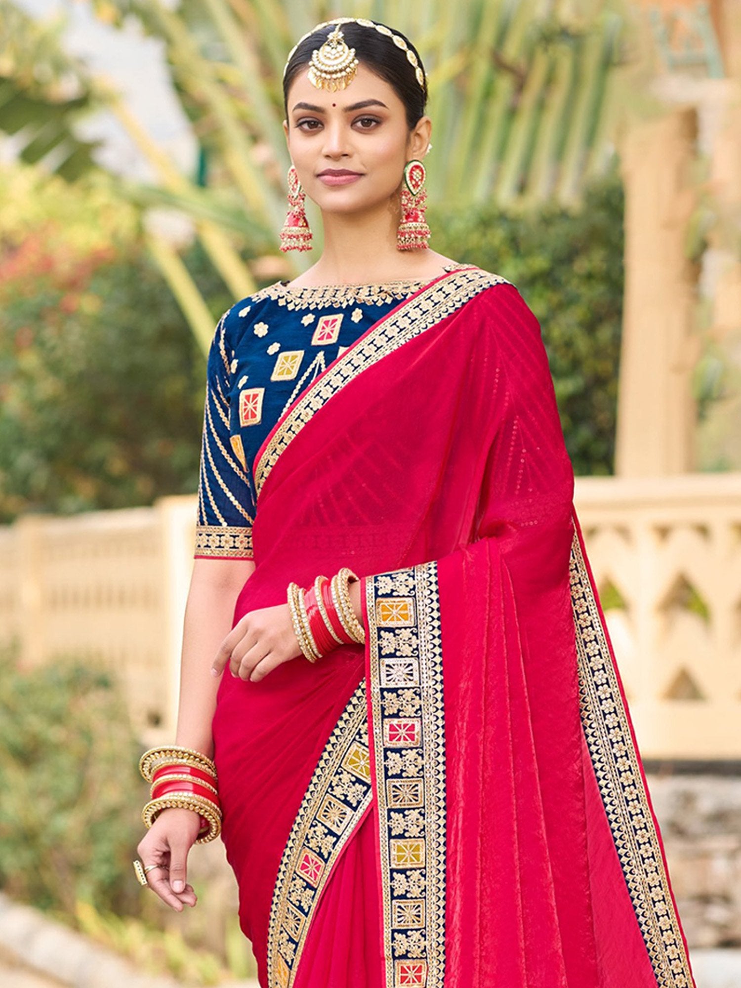 partywear designer saree for festive occasions