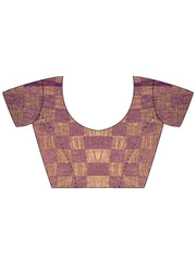 Purple Party Wear Chiffon Embellished Saree - The Dori Store