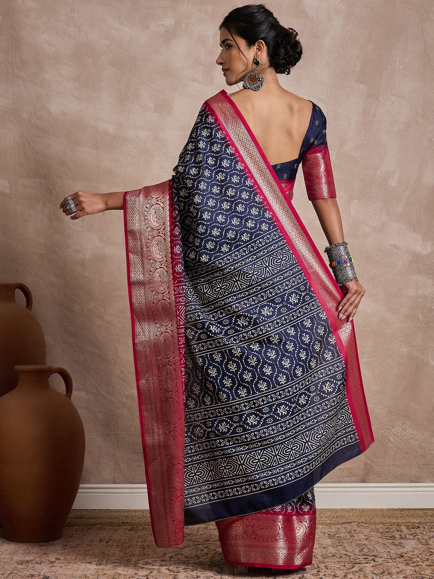 partywear designer saree for festive occasions