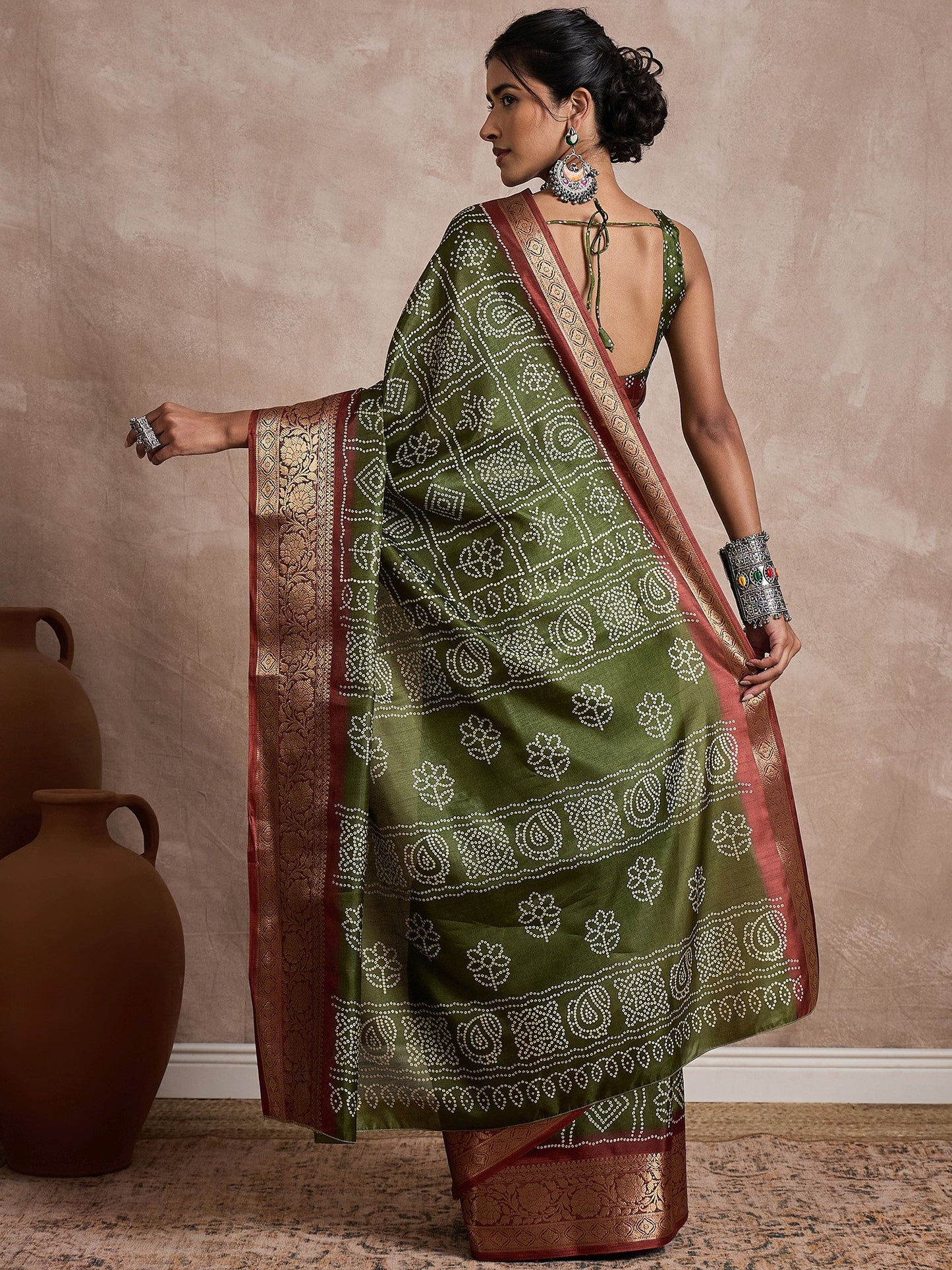 partywear designer saree for festive occasions