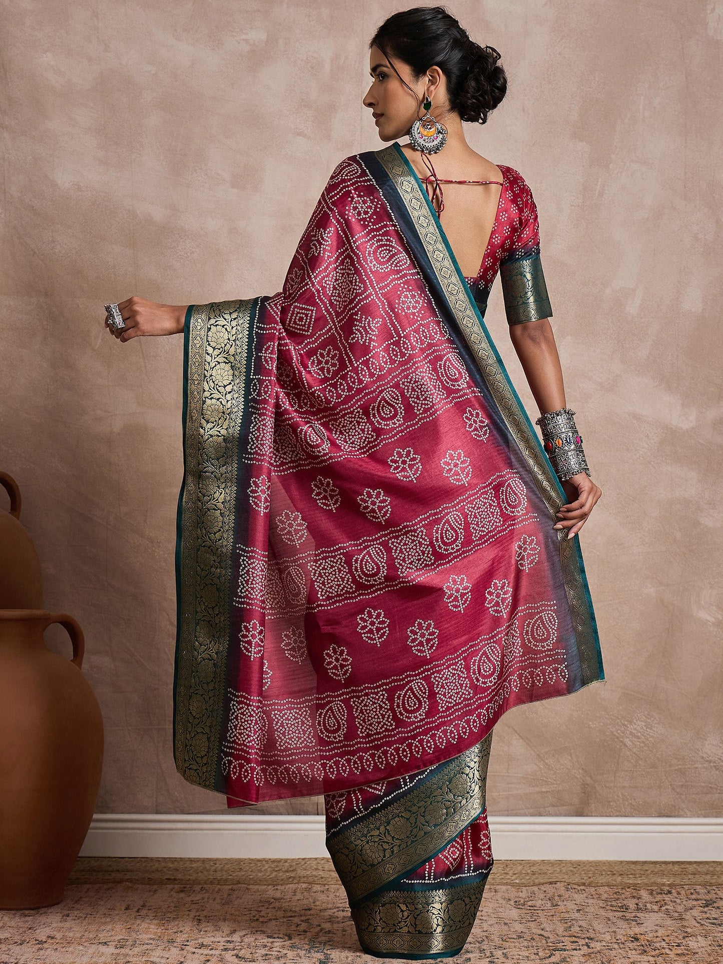 partywear designer saree for festive occasions
