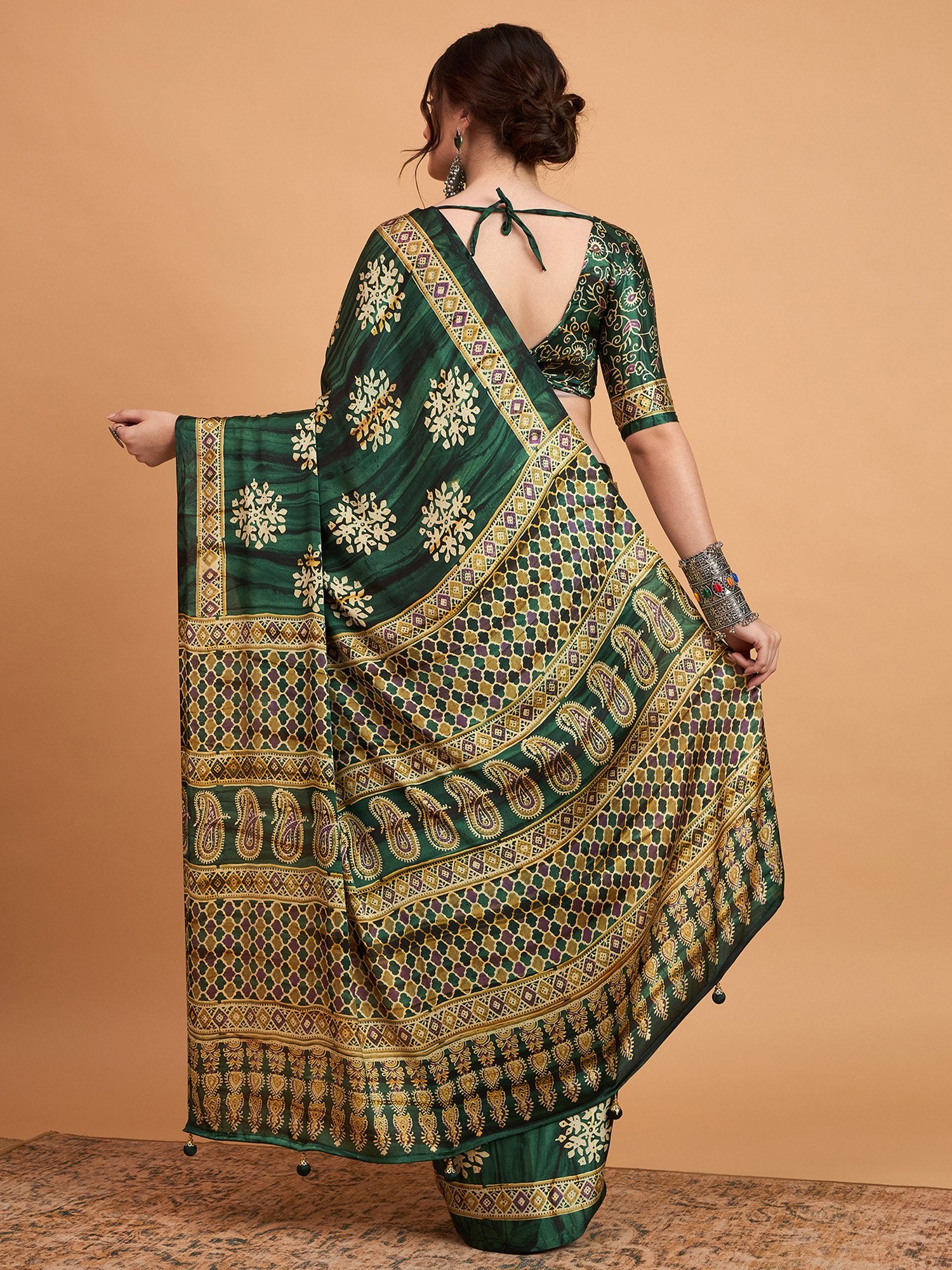 partywear designer saree for festive occasions
