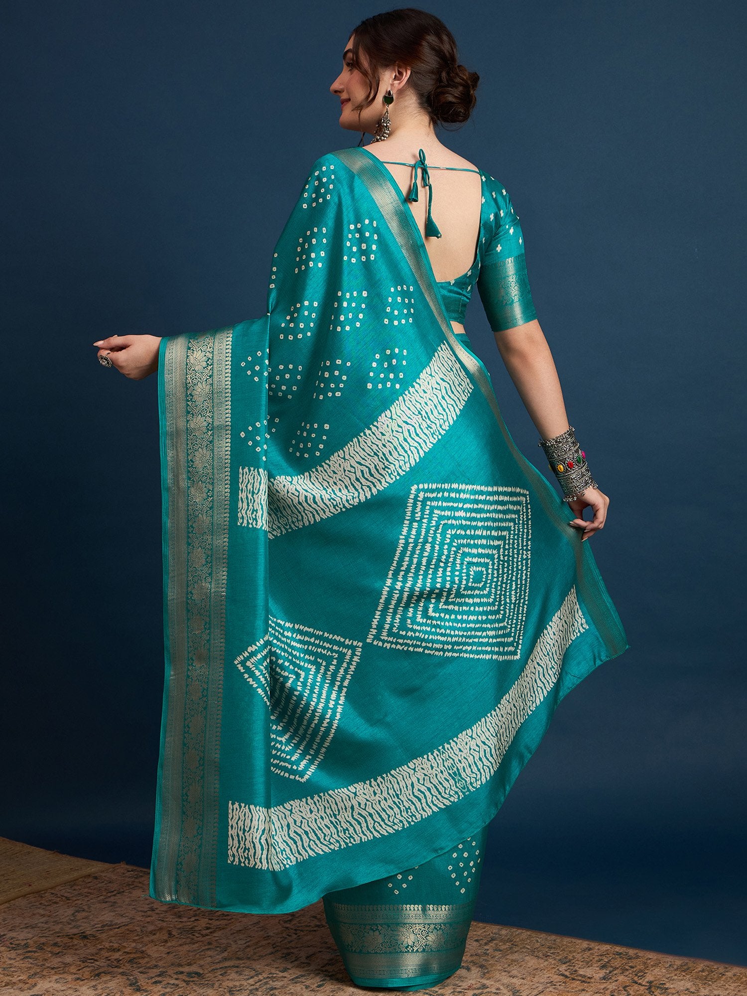 partywear designer saree for festive occasions