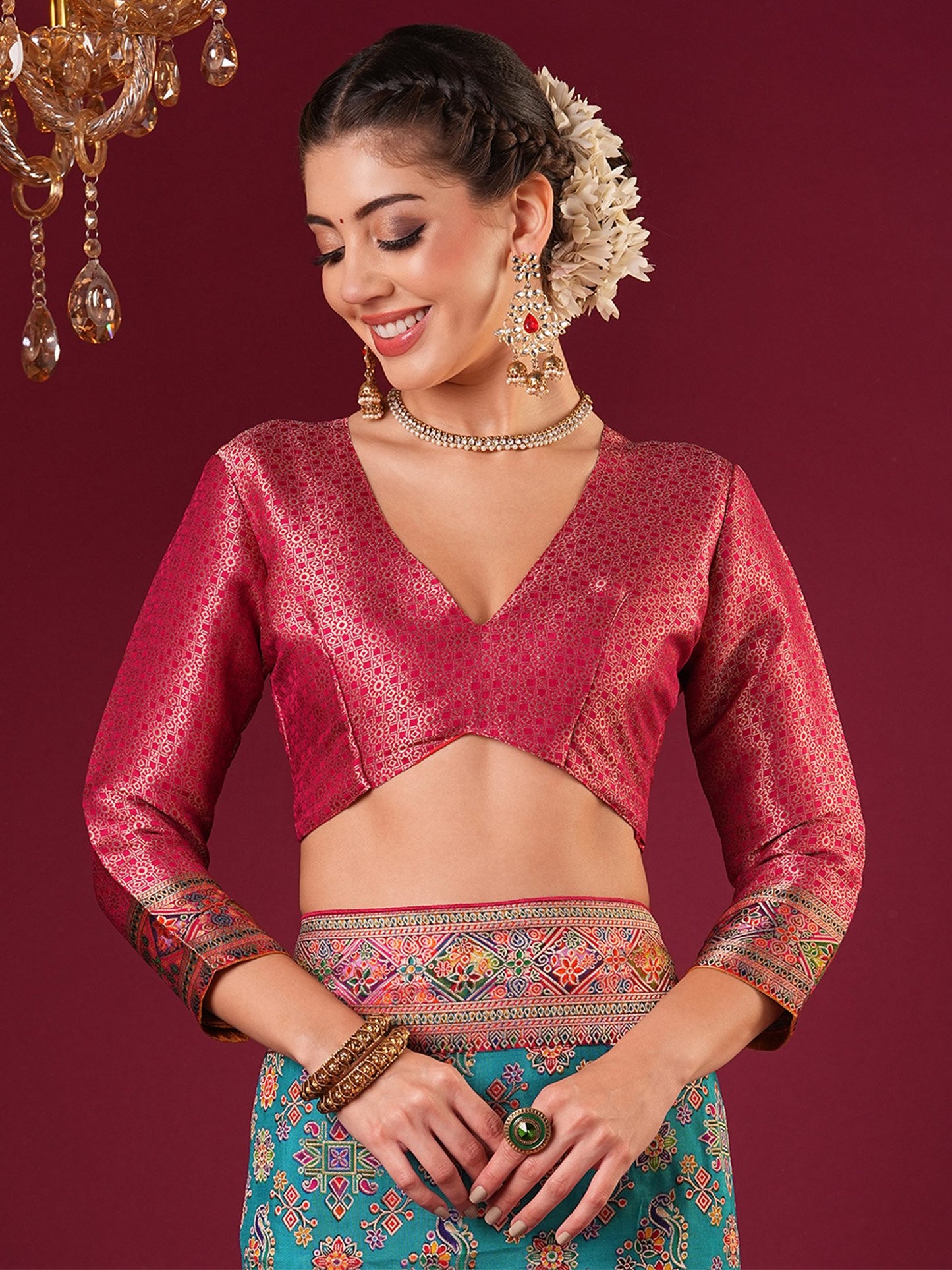 Light Banarasi Viscose Silk Woven Saree