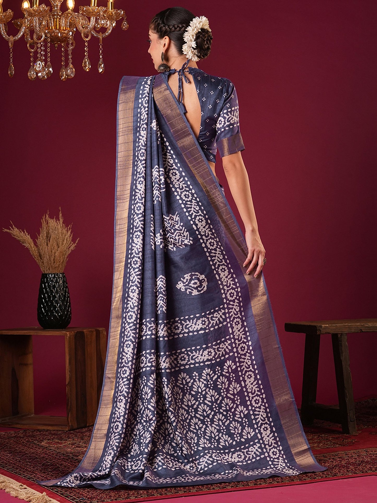 partywear designer saree for festive occasions