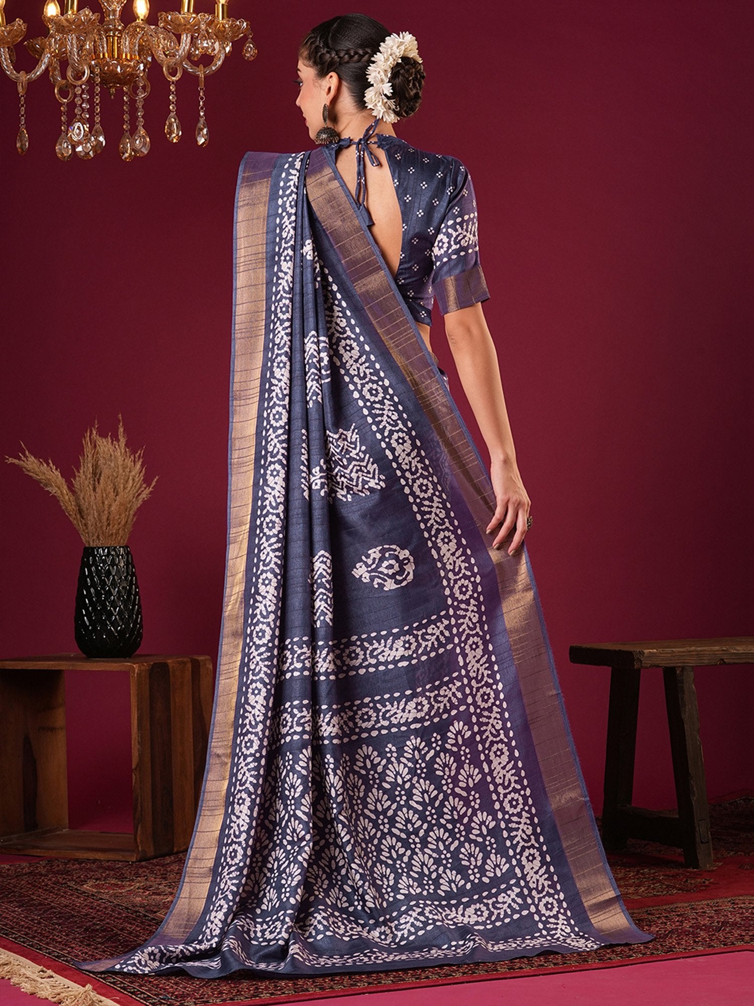 partywear designer saree for festive occasions