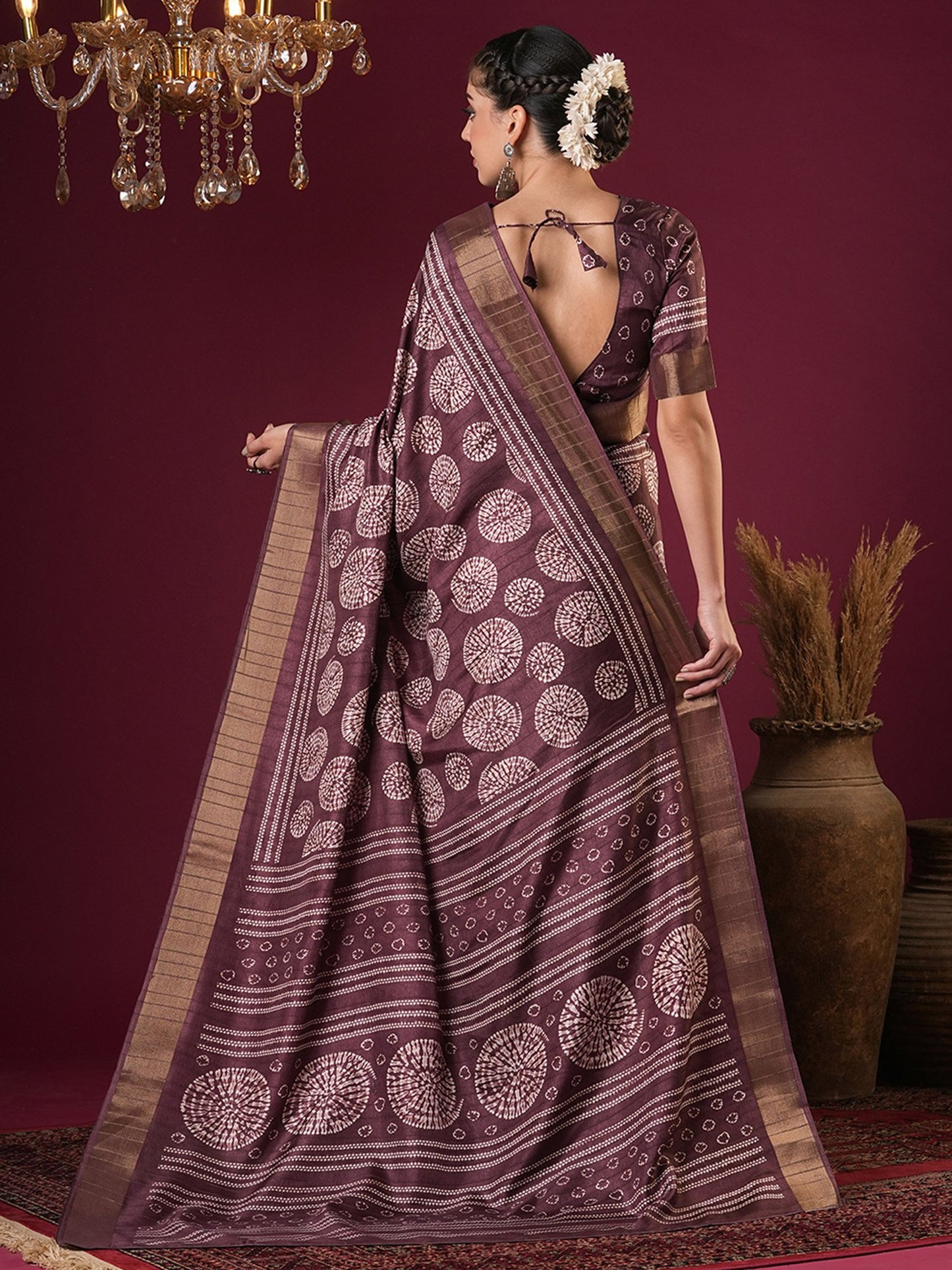 partywear designer saree for festive occasions