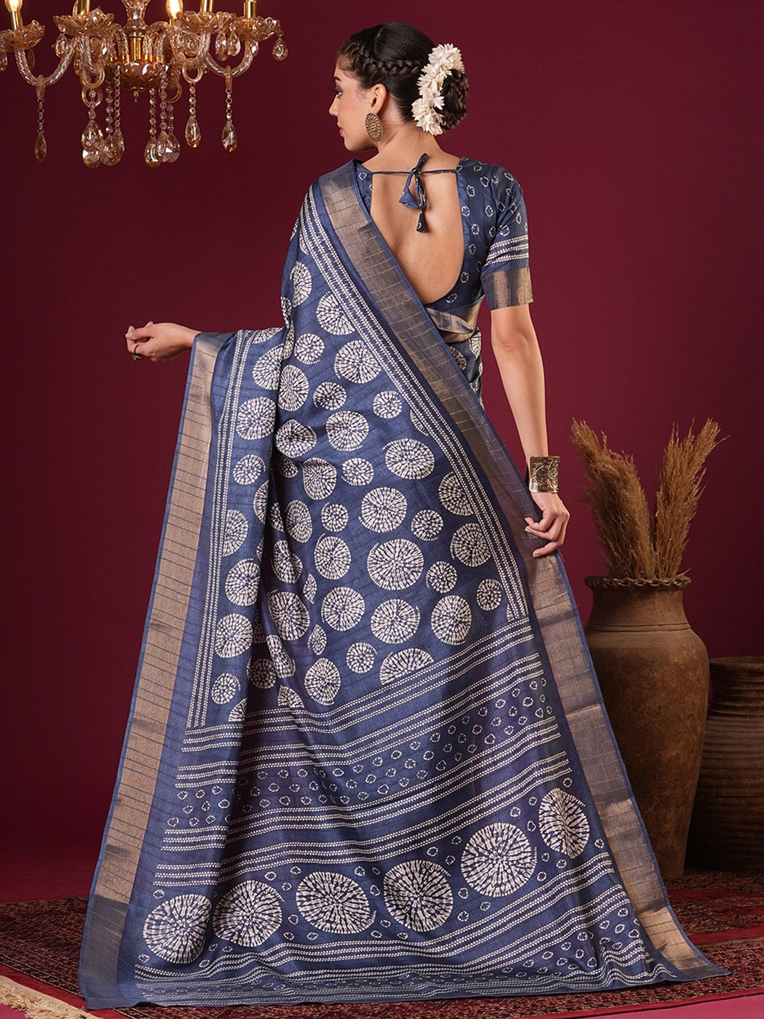 partywear designer saree for festive occasions