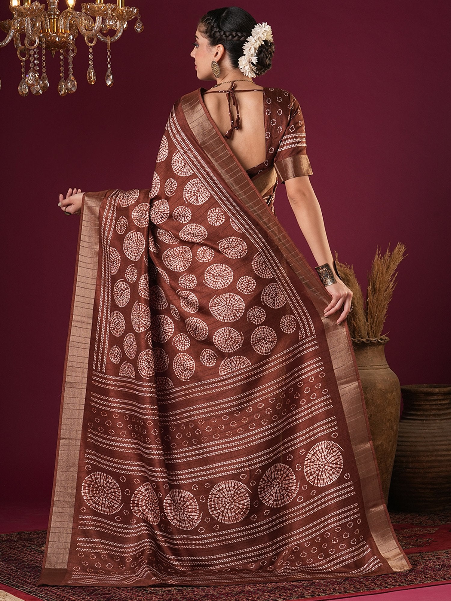 partywear designer saree for festive occasions