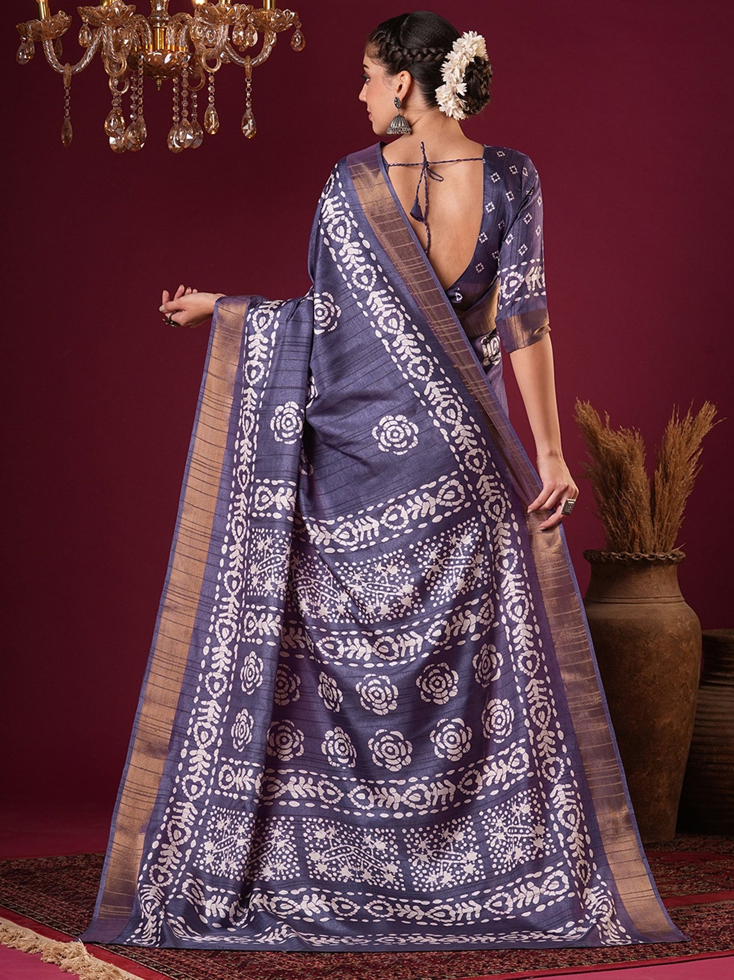 partywear designer saree for festive occasions