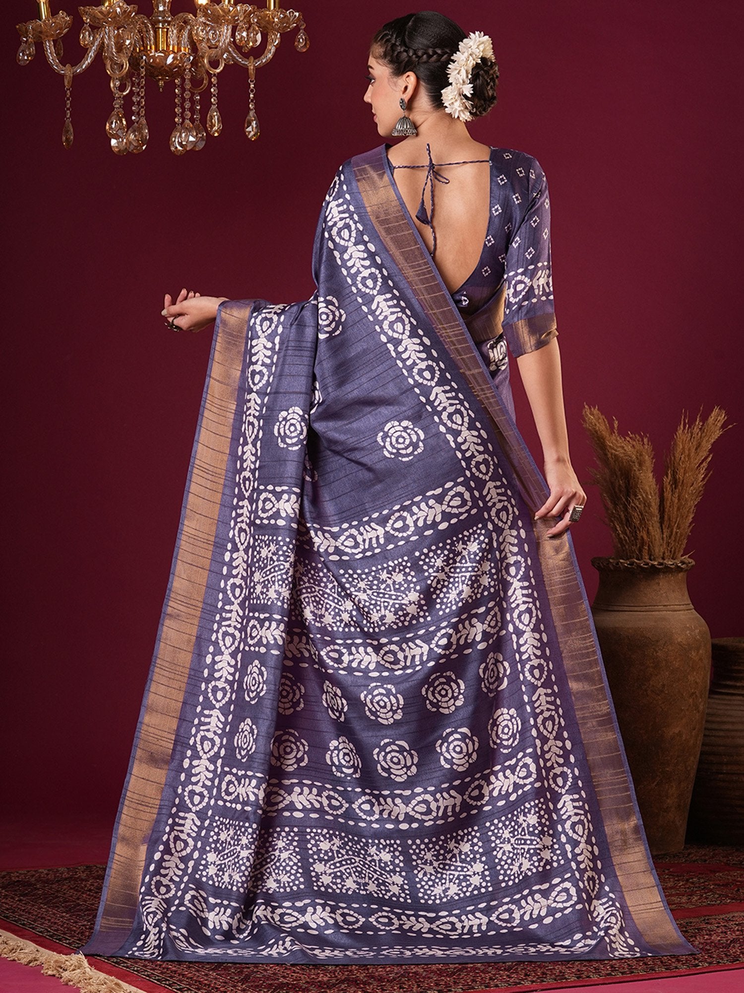 partywear designer saree for festive occasions