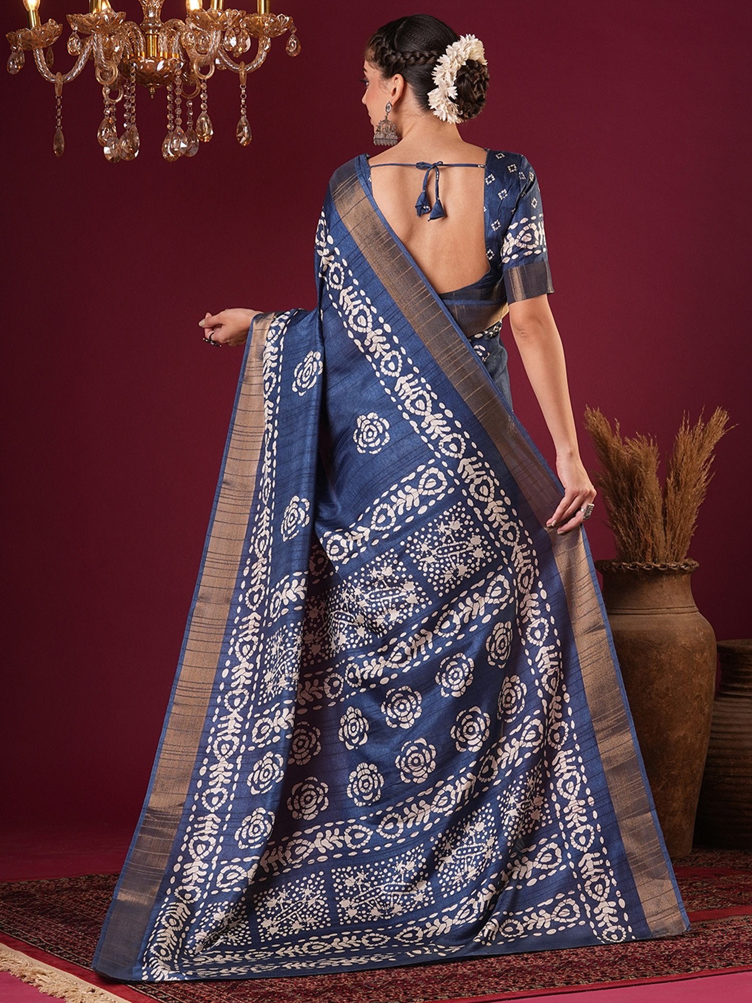 partywear designer saree for festive occasions