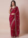 Pink Pink Party Wear Satin Silk Embellished Saree