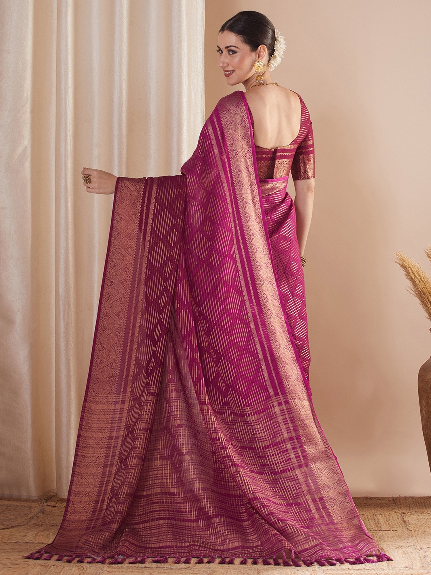 partywear designer saree for festive occasions