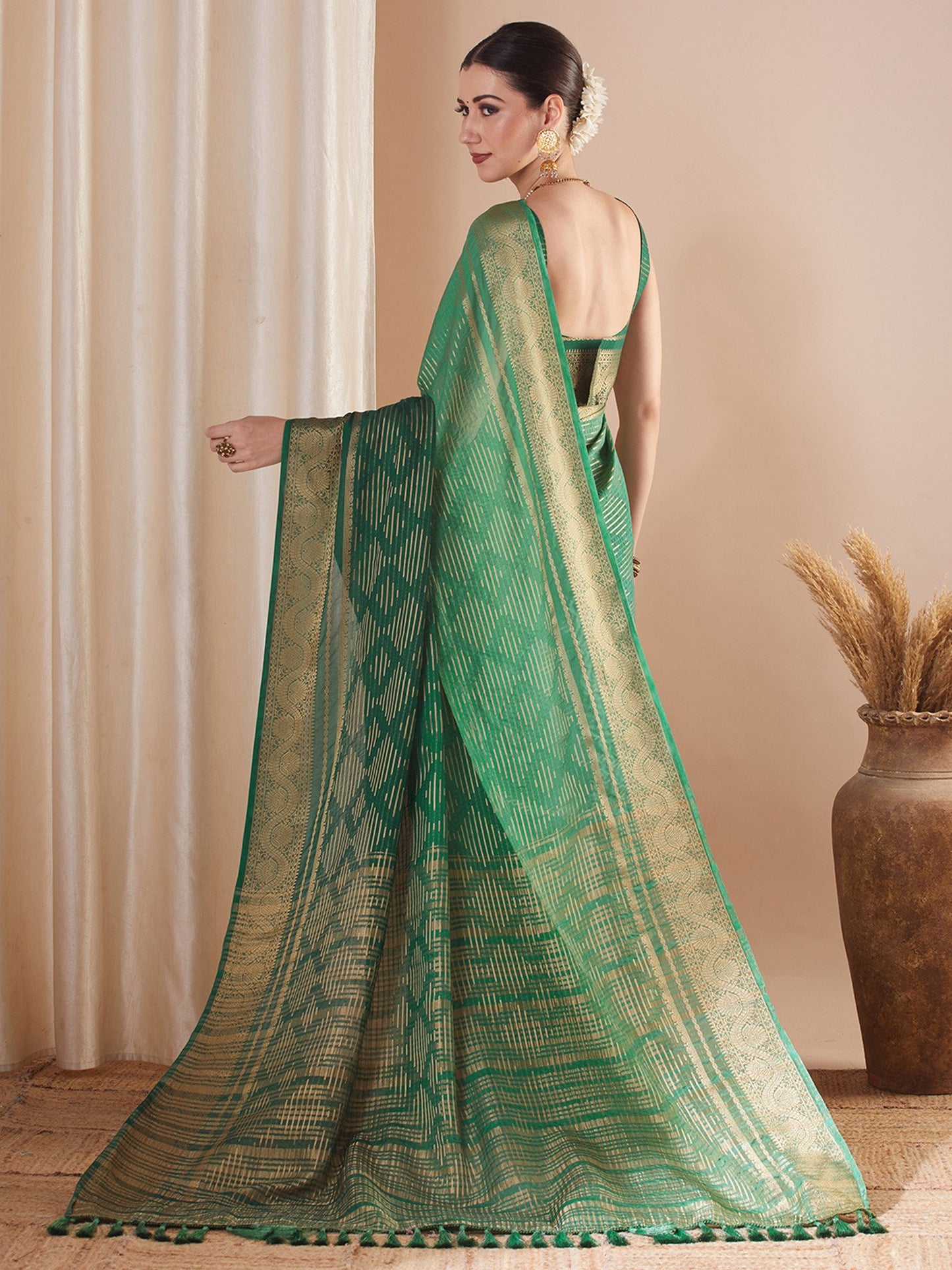 partywear designer saree for festive occasions