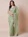Green Light Party Wear Pure Georgette Embellished Saree