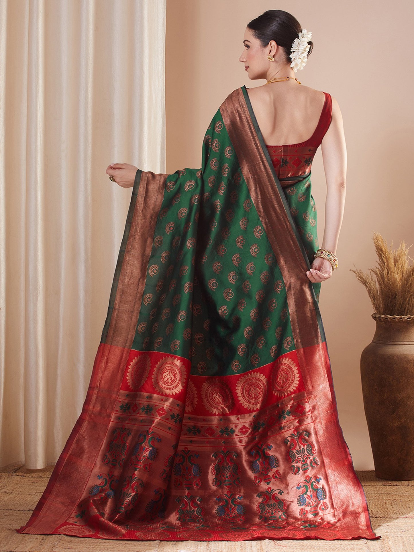 partywear designer saree for festive occasions