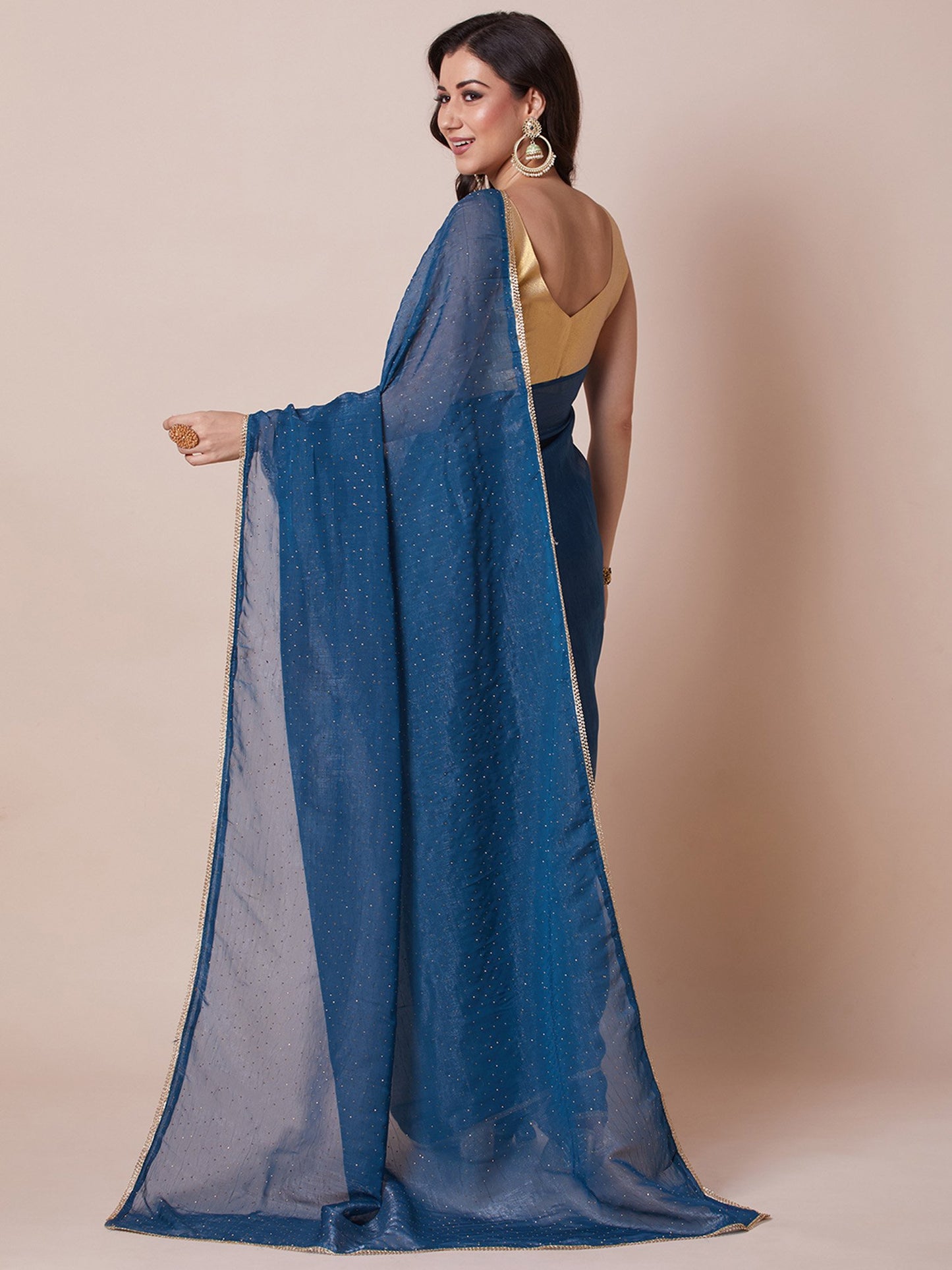 partywear designer saree for festive occasions
