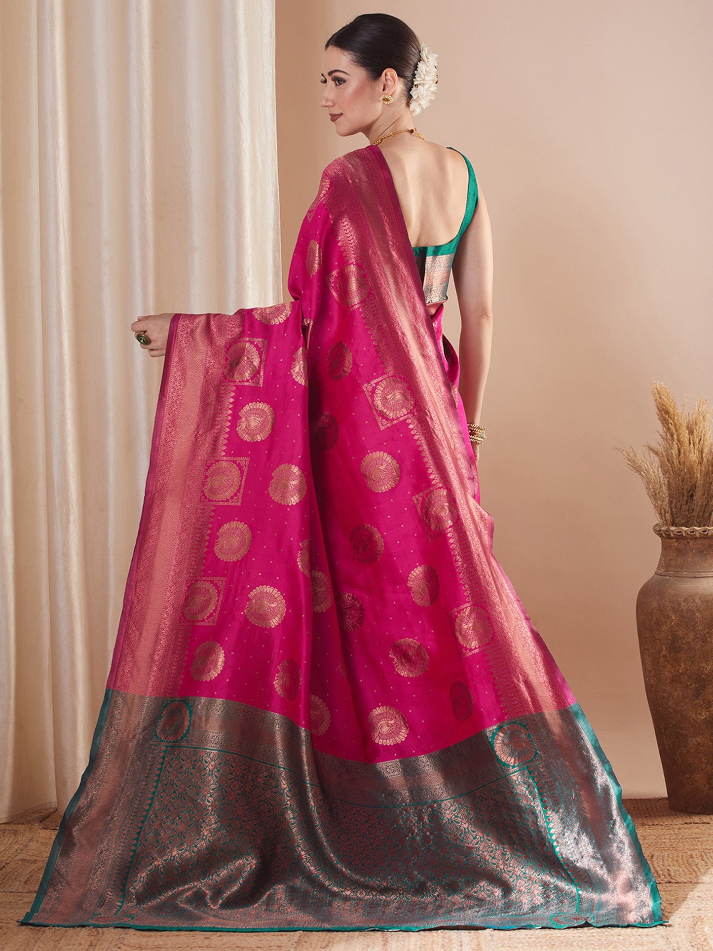 partywear designer saree for festive occasions