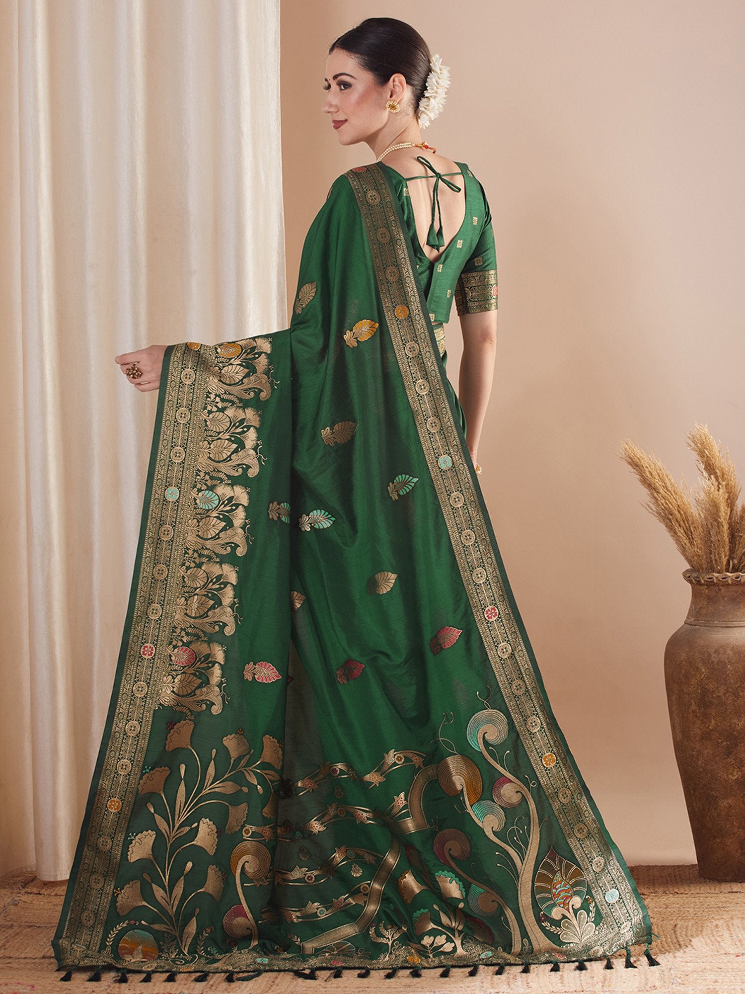 partywear designer saree for festive occasions