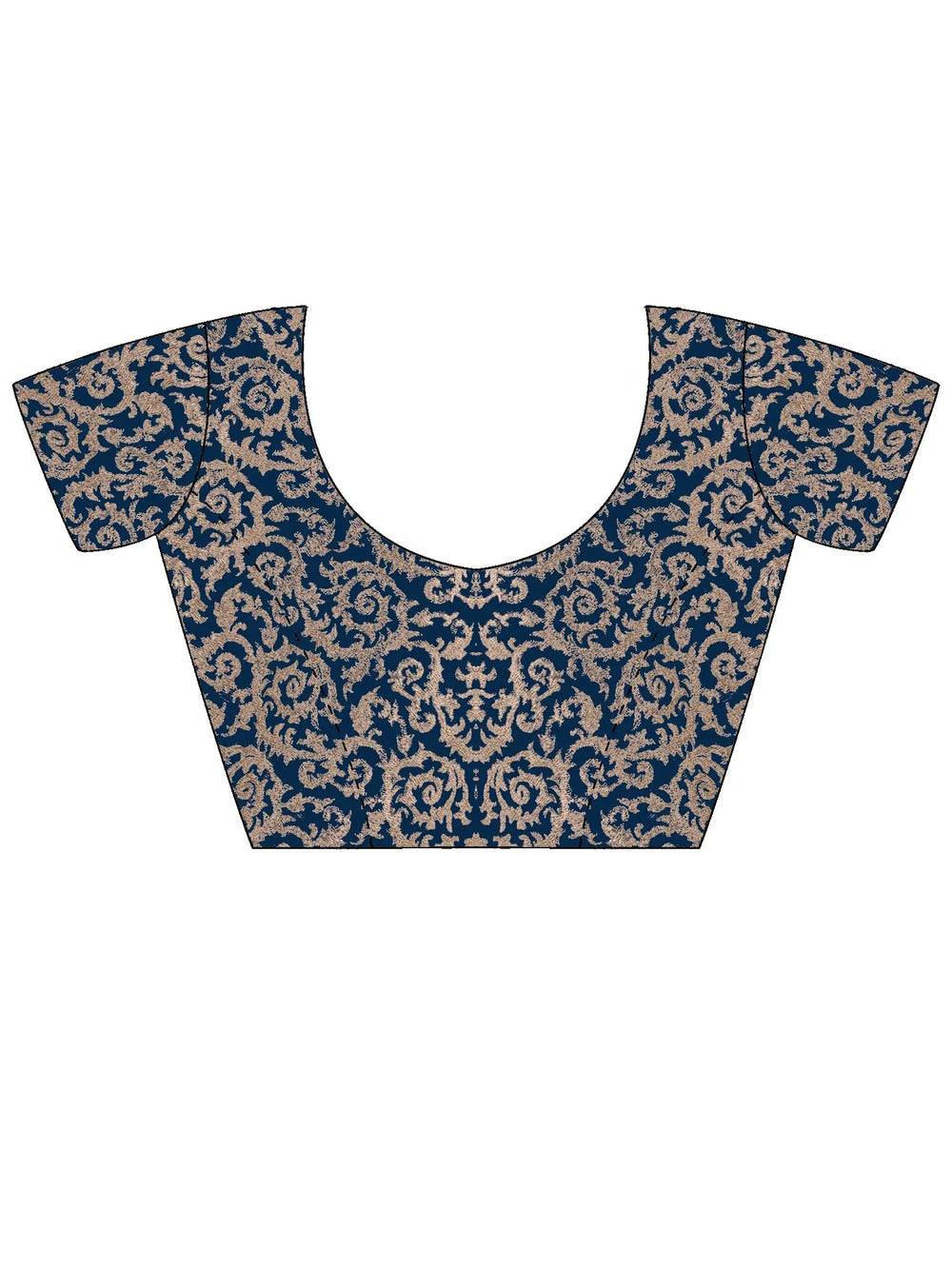 Teal Blue Party Wear Pure Chiffon Embroidered Saree - The Dori Store