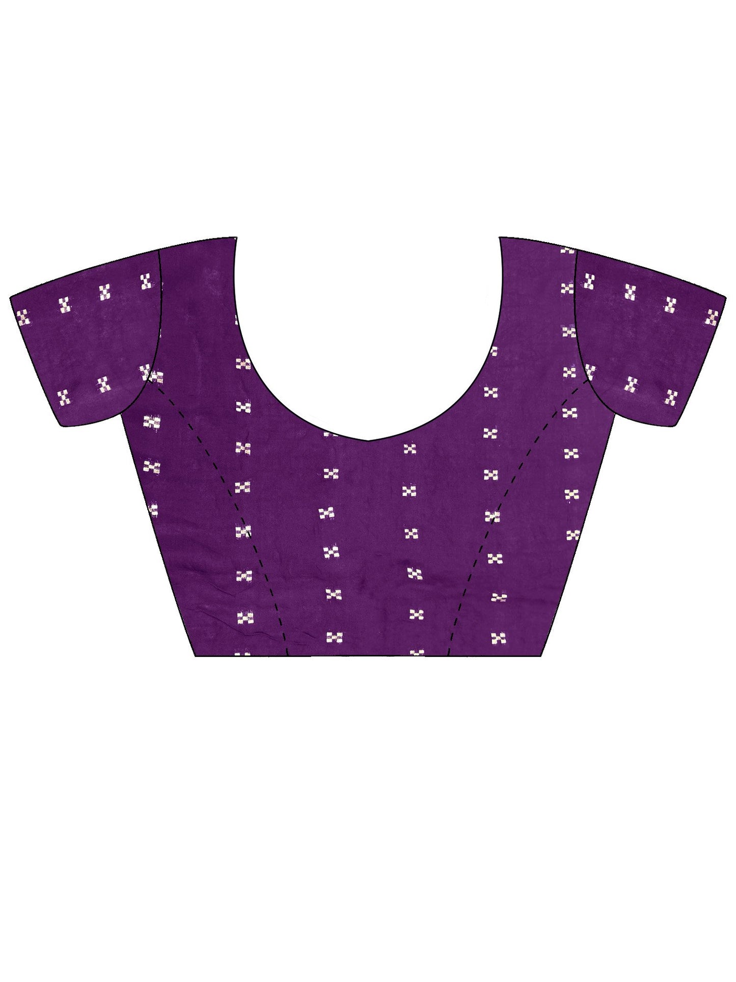 Purple Party Wear Georgette Embroidered Saree