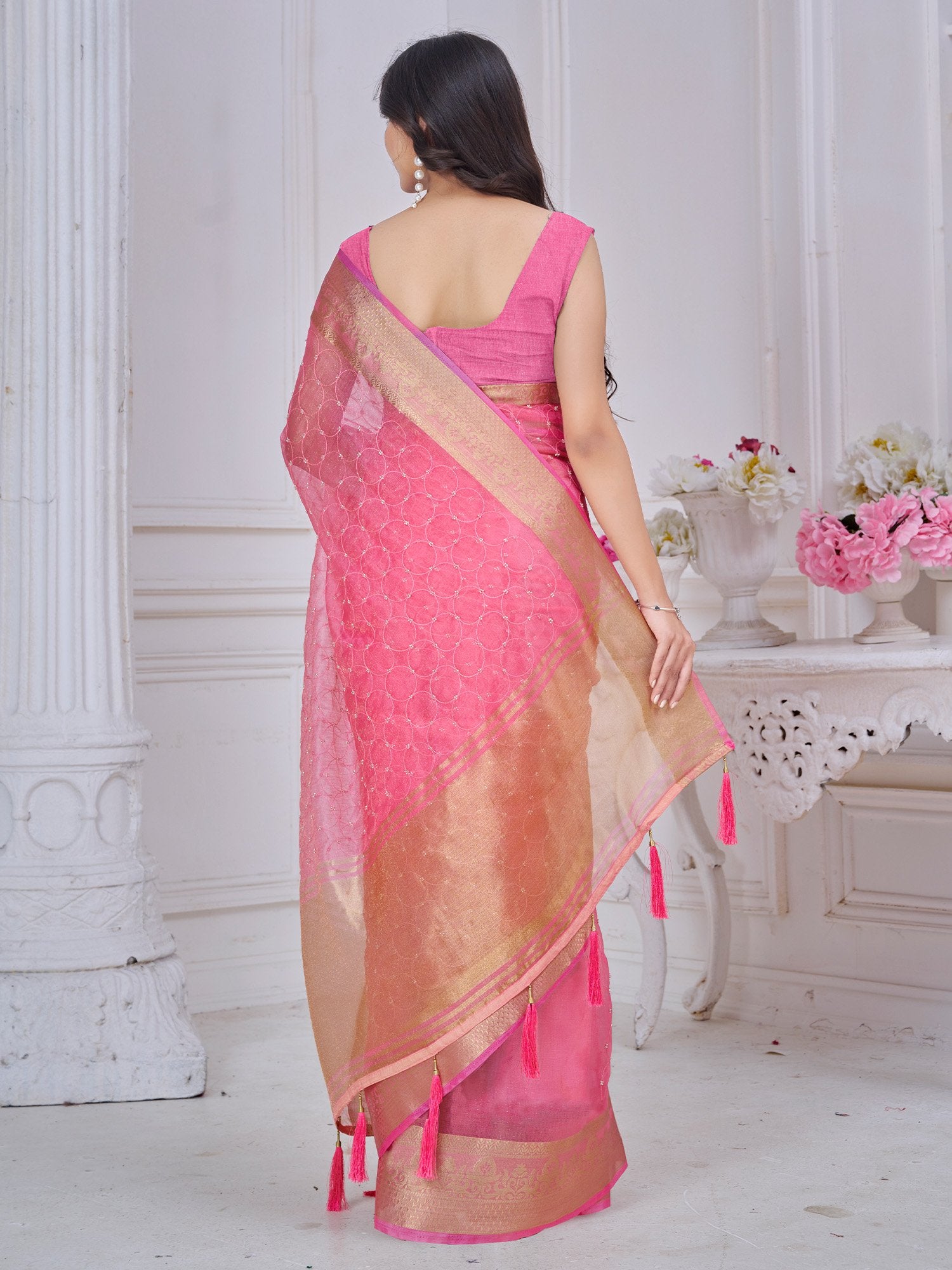 partywear designer saree for festive occasions