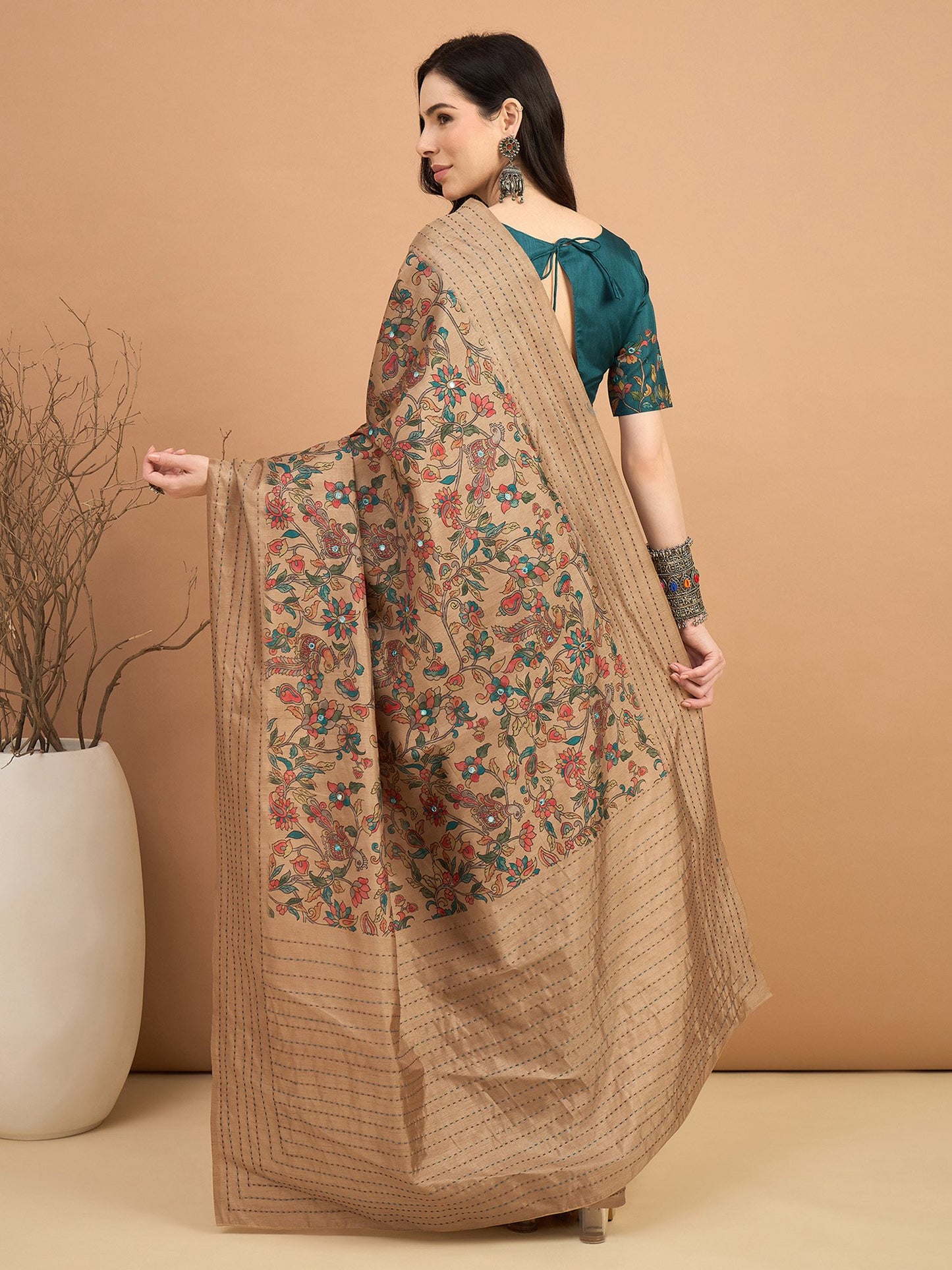 partywear designer saree for festive occasions