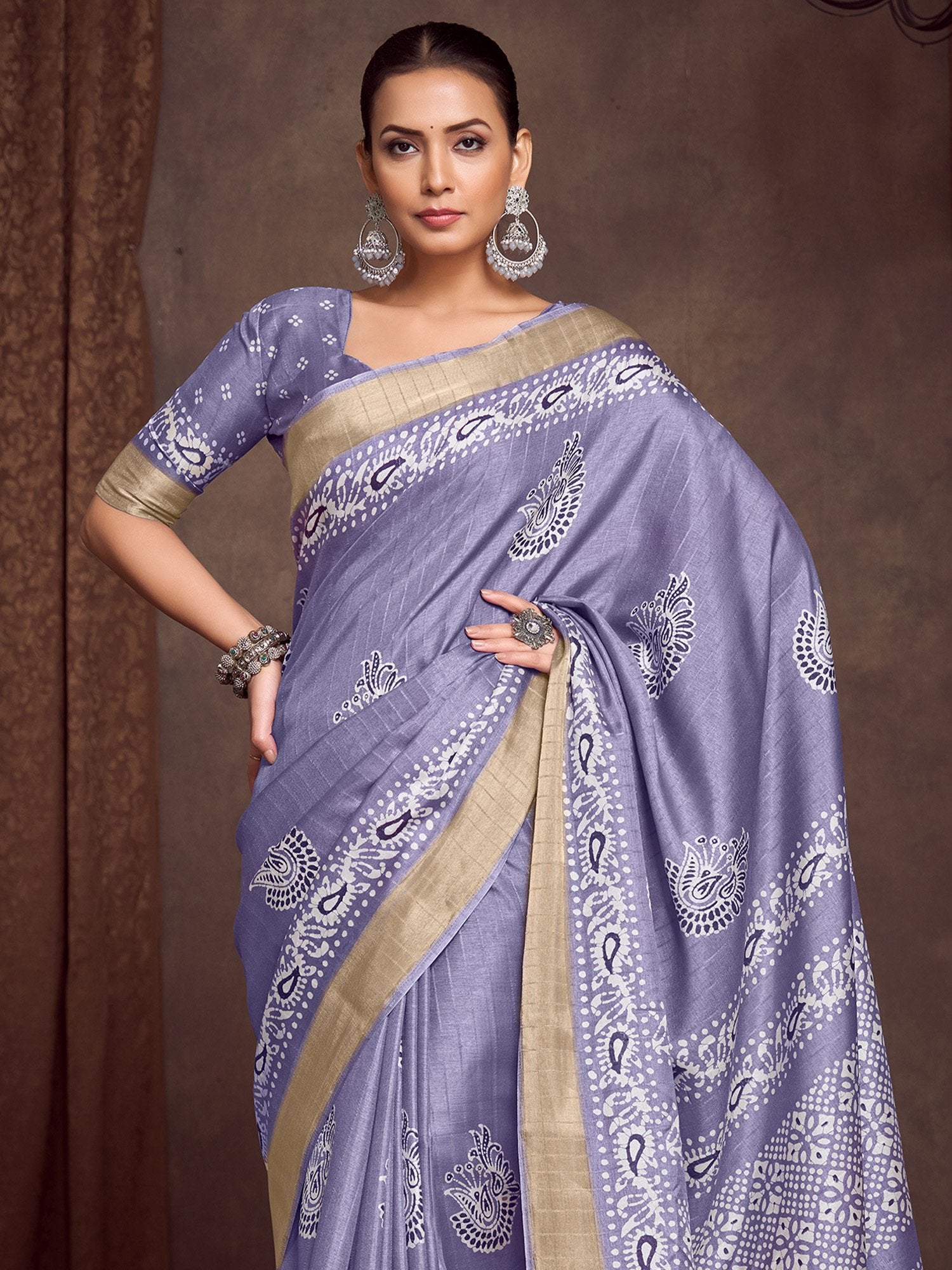 partywear designer saree for festive occasions