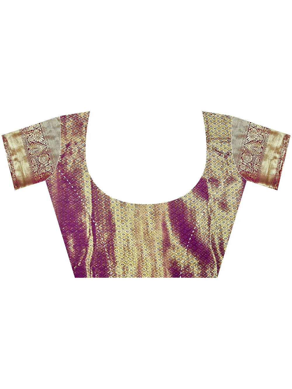 Turquoise Kanjeevaram Silk Blend Woven Saree - The Dori Store