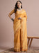 Yellow Mustard Sungudi Cotton Blend Printed Saree