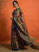 Pink Navy Banarasi Dola Silk Embellished Saree