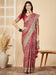 Pink Pink Banarasi Dola Silk Woven Saree
