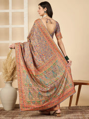 Light Banarasi Dola Silk Woven Saree - The Dori Store