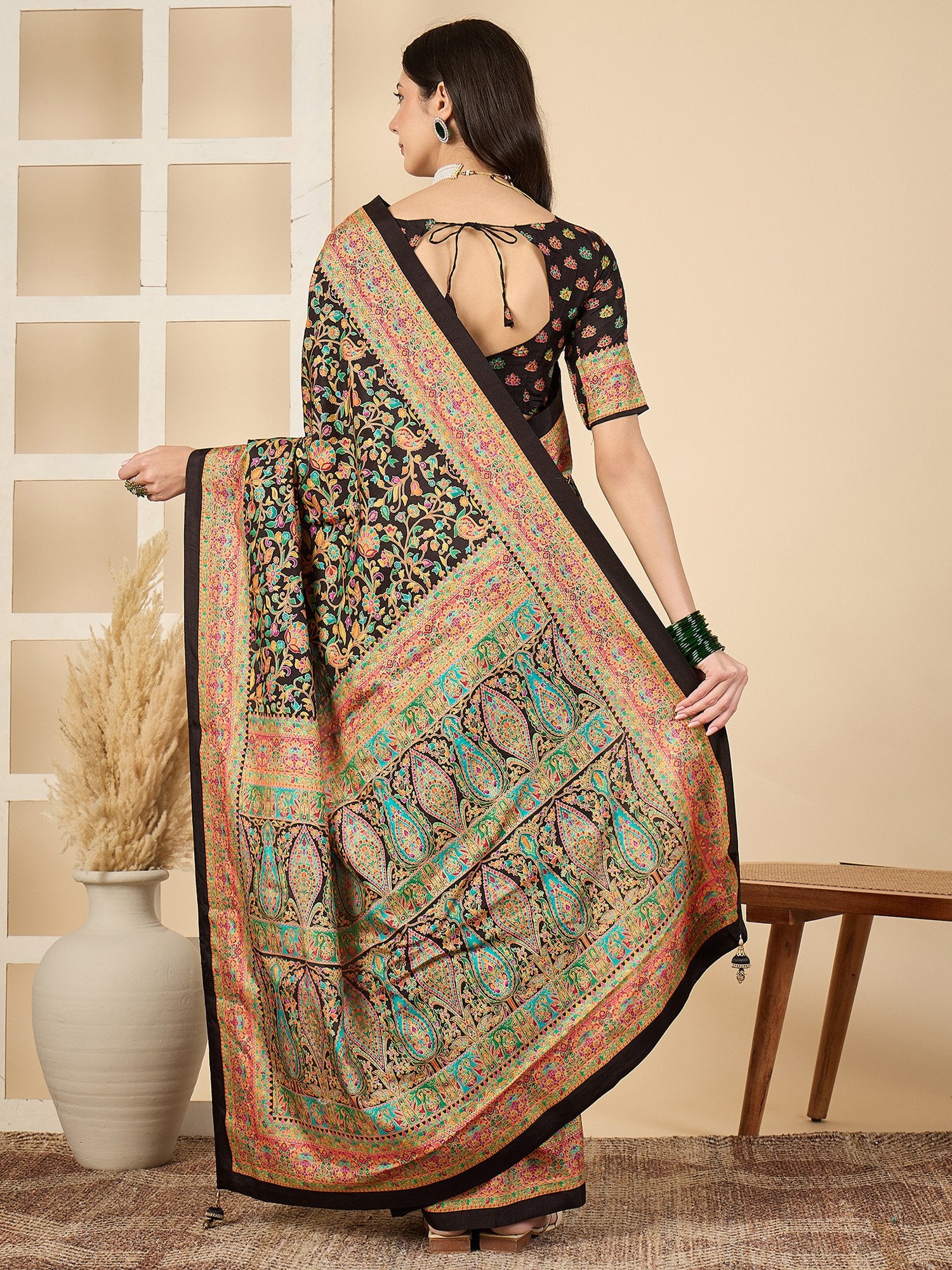 partywear designer saree for festive occasions