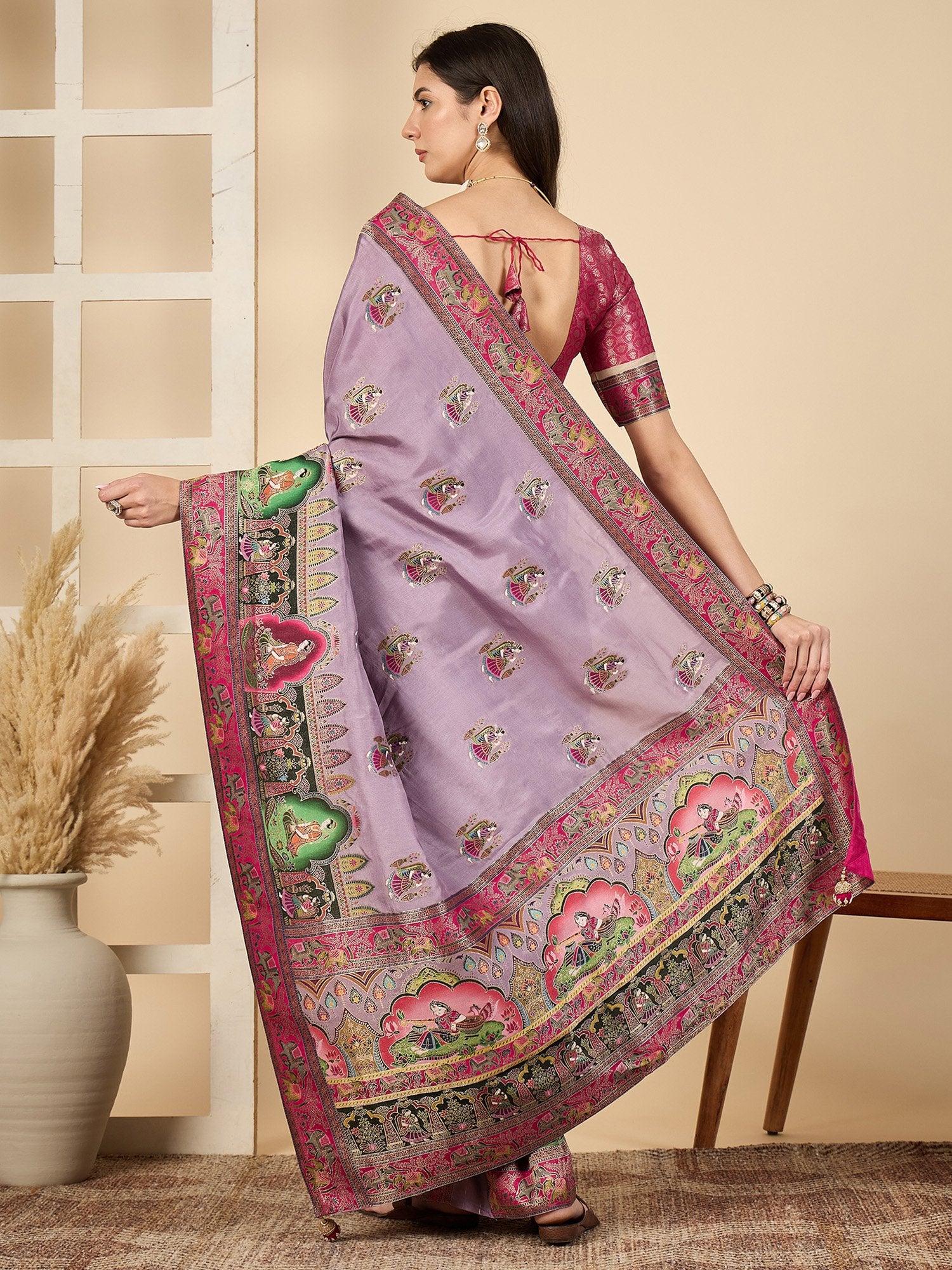 partywear designer saree for festive occasions