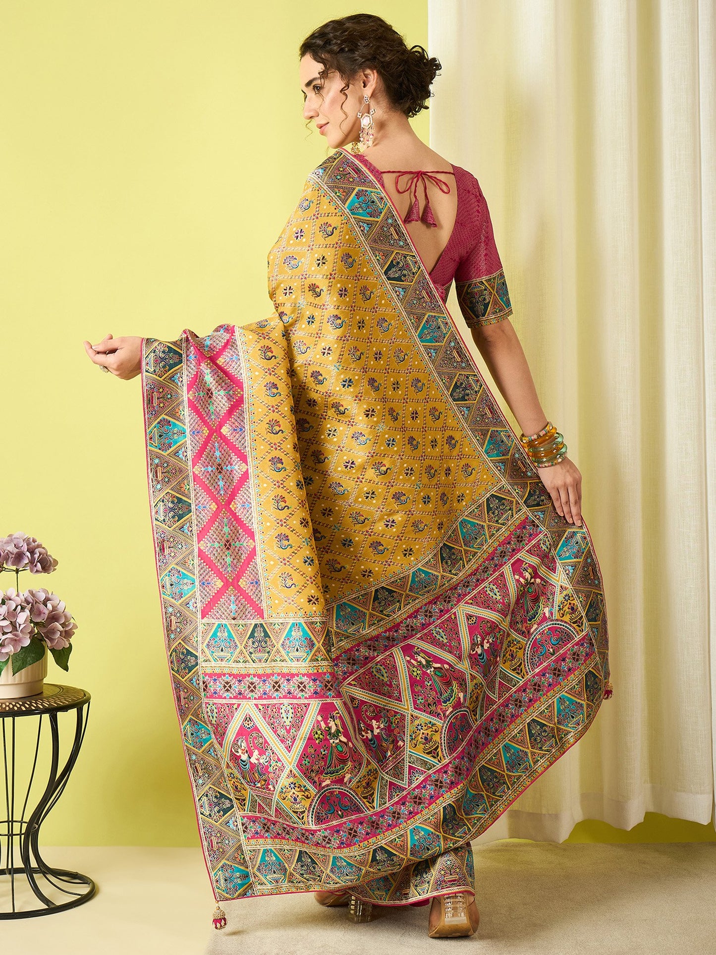 partywear designer saree for festive occasions