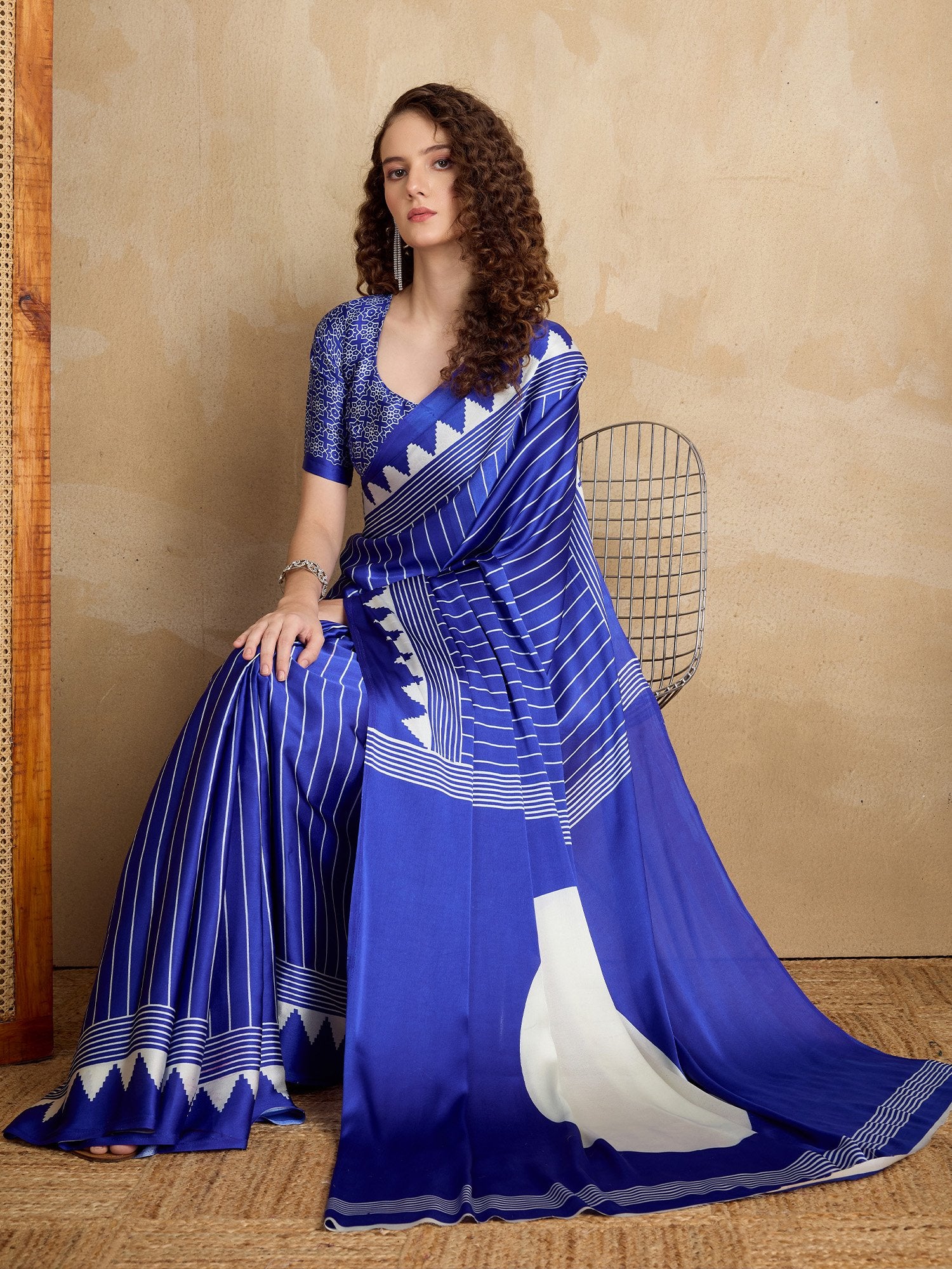 partywear designer saree for festive occasions