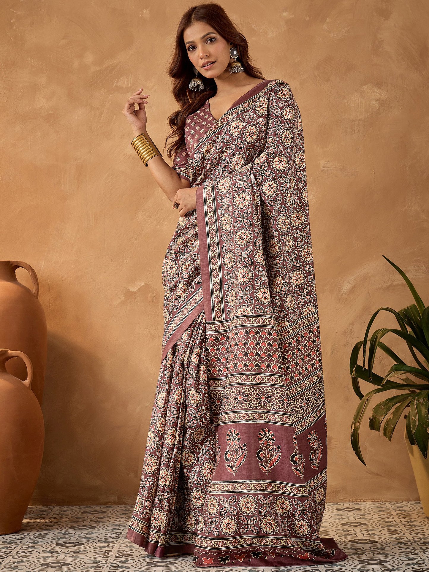 partywear designer saree for festive occasions