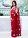 Red Red Party Wear Georgette Embroidered Saree